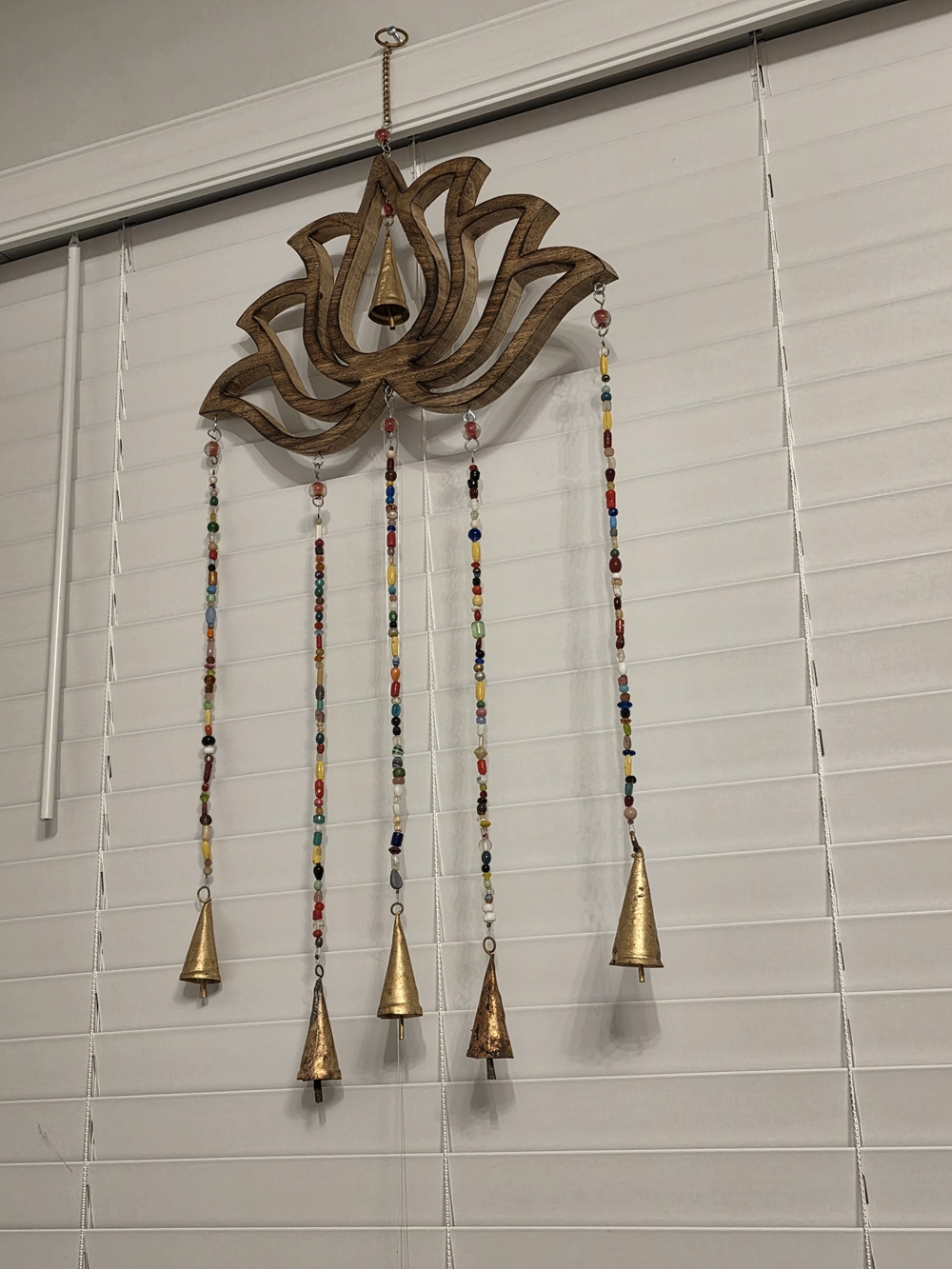 Wooden Lotus Bell Wind Chime